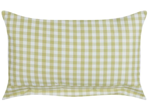 Koristeellinen tyyny TALYA 40 x 60 cm Oliivinvihreä Ruutu Lumarko!