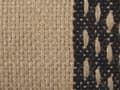 Miniatyrbillede 5 af 6: DESALIX Jute Pyntepude 45 x 45 cm Beige Stribet Lumarko!