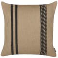 Miniatyrbillede 1 af 6: DESALIX Jute Pyntepude 45 x 45 cm Beige Stribet Lumarko!