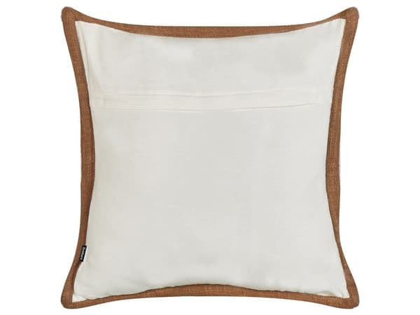Sæt med 2 IANTHE pyntepuder Bomuld 45 x 45 cm Off-white Ensfarvet Lumarko!