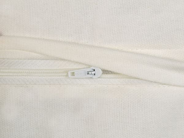 Sæt med 2 IANTHE pyntepuder Bomuld 45 x 45 cm Off-white Ensfarvet Lumarko!