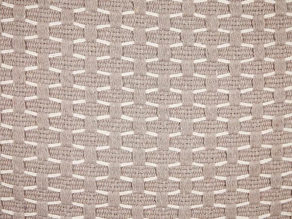 Sæt med 2 HAKONE pyntepuder 45 x 25 cm Beige-grå Geometrisk mønster Lumarko!