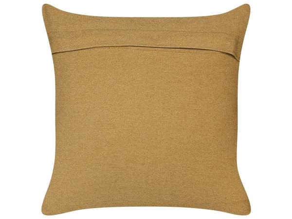 DEEPOR Dekorativ kudde i jute 45 x 45 cm Färgglatt orientaliskt mönster Lumarko!