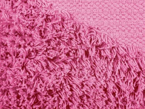Set med 2 prydnadskuddar RHOEO Bomull 45 x 45 cm Rosa Geometriskt mönster Lumarko!