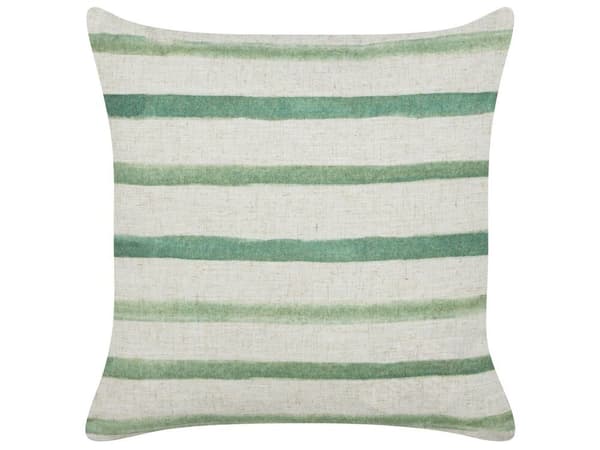 Sæt med 2 pyntepuder KAFRA 45 x 45 cm Grøn Stribet Lumarko!