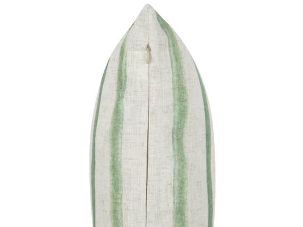 Sæt med 2 pyntepuder KAFRA 45 x 45 cm Grøn Stribet Lumarko!