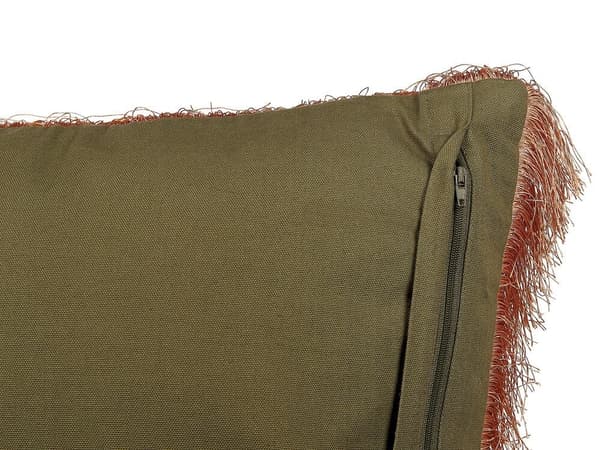 MITELLA sammetskudde 45 x 45 cm blått blommönster Lumarko!