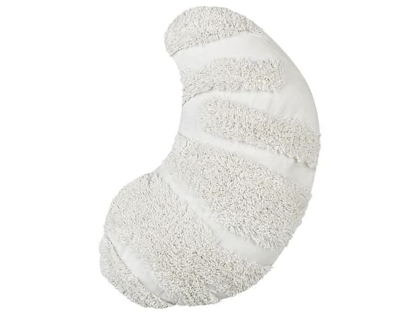 Sæt med 2 pyntepuder SNOWDROP Bomuld 40 x 25 cm Hvid Til børn Lumarko!