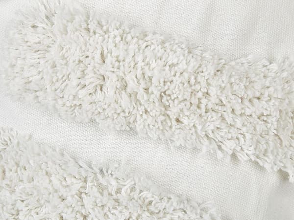 Sæt med 2 pyntepuder SNOWDROP Bomuld 40 x 25 cm Hvid Til børn Lumarko!