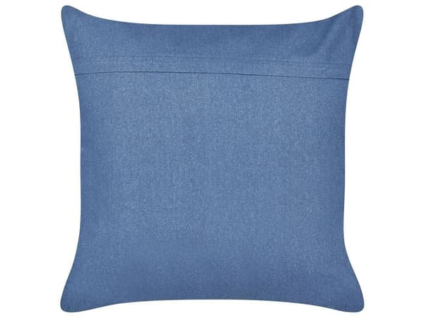 PENTAS sammetskudde 45 x 45 cm marinblå djurmönster Lumarko!