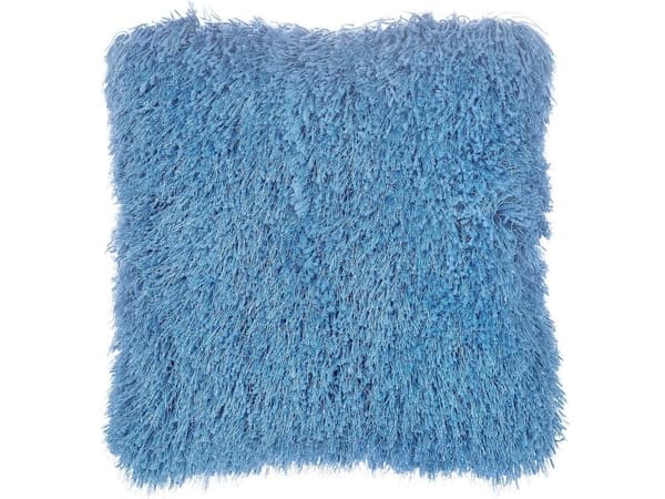 Set med 2 CIDE prydnadskuddar 45 x 45 cm Blå Enfärgade Lumarko!