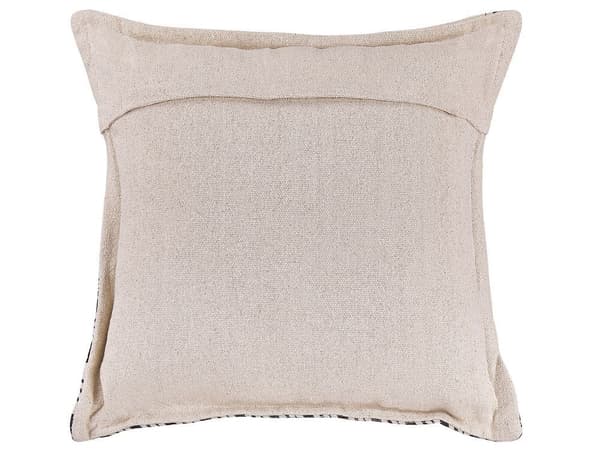 Sæt med 2 SIRVAN pyntepuder Bomuld 45 x 45 cm Sort Geometrisk mønster Lumarko!