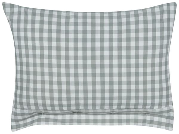 Sæt med 2 pyntepuder TALYA 40 x 60 cm Mint Checked Lumarko!
