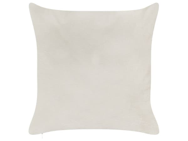 Set med 2 JELLIES sammetsprydnader 45 x 45 cm Offwhite julmönster Lumarko!