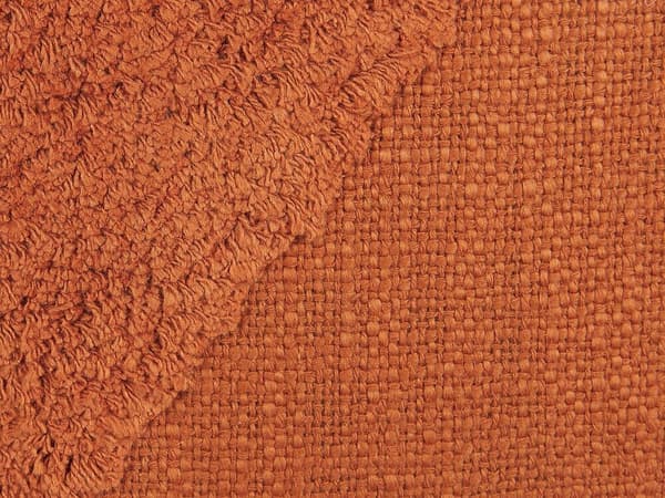 AVIUM prydnadskudde bomull 45 x 45 cm Orange Geometriskt mönster Lumarko!