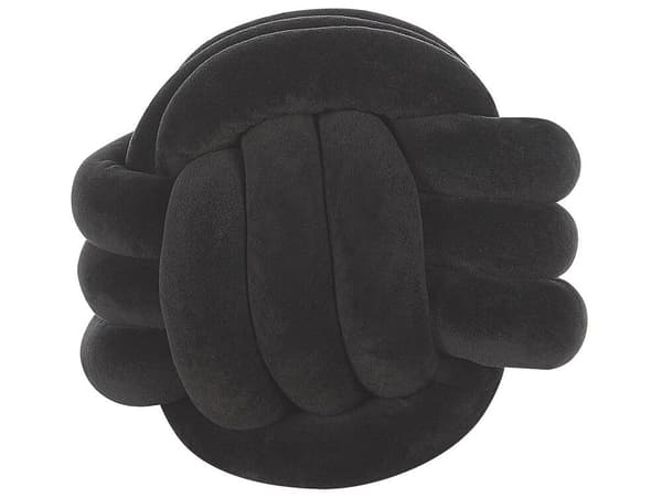 Prydnadskudde MALNI Sammet 30 x 30 cm Svart Enfärgad Lumarko!