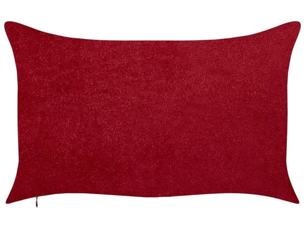 Set med 2 prydnadskuddar MOCHI 30 x 50 cm Rött julmönster Lumarko!