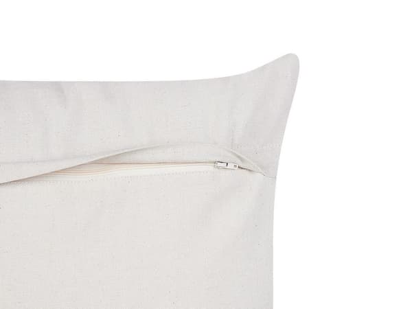 Set med 2 prydnadskuddar MIMISAL bomull 45 x 45 cm brun orientaliskt mönster Lumarko!