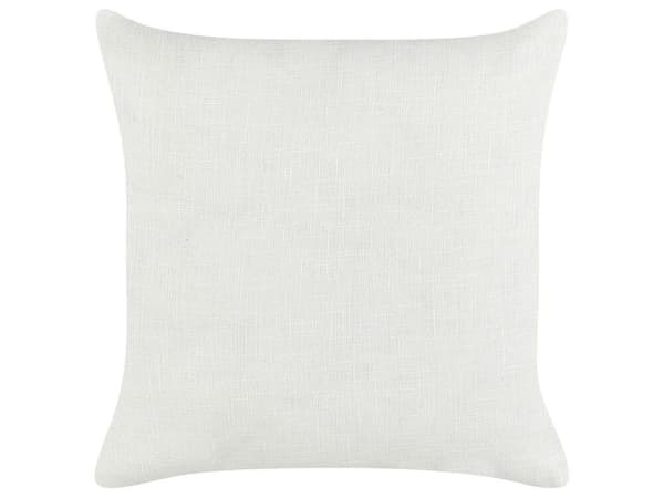 Sæt med 2 MILAS hørpyntepuder 50 x 50 cm Sort/hvid stribet Lumarko!