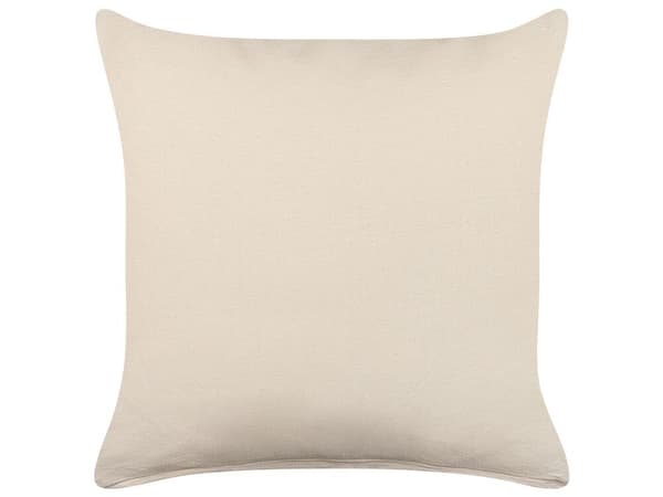 Pyntepude IRESINE Bomuld 45 x 45 cm Beige Geometrisk mønster Lumarko!