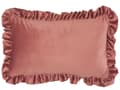 Miniatyrbillede 3 af 7: Sæt med 2 pyntepuder KALANCHOE Velvet 30 x 50 cm Pink Ensfarvet Lumarko!