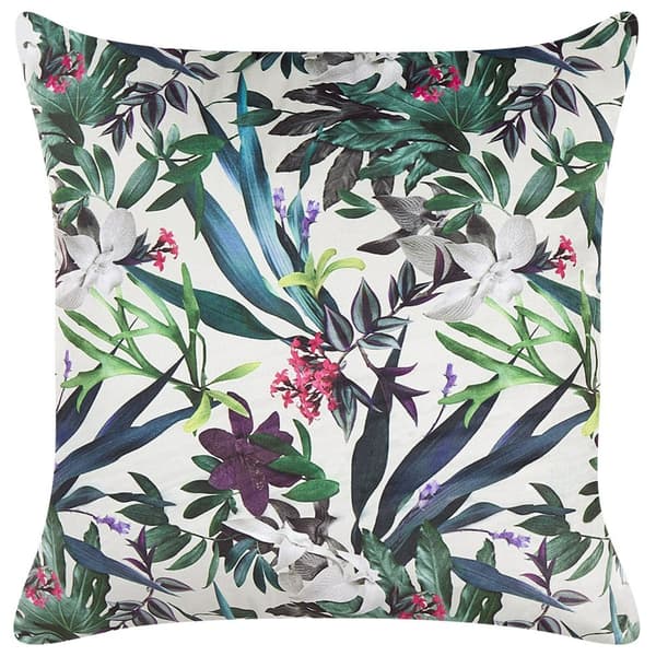 Pyntepude GASTERIA Fløjl 45 x 45 cm Grønt plantemønster Lumarko!