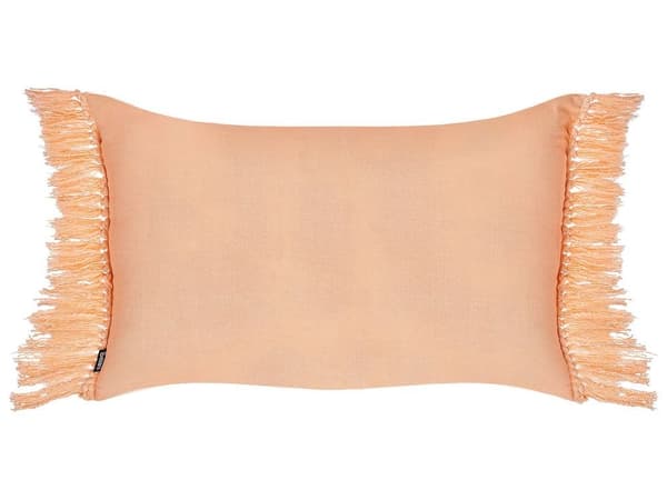 Set med 2 TANSY prydnadskuddar i bomull 40 x 60 cm Orange Enfärgade Lumarko!