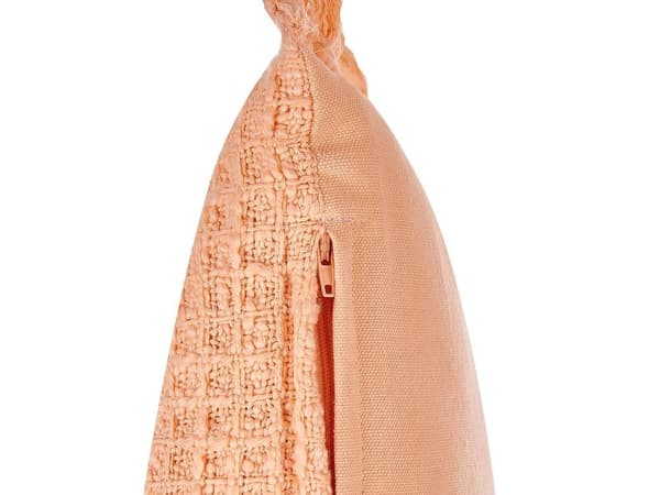 Set med 2 TANSY prydnadskuddar i bomull 40 x 60 cm Orange Enfärgade Lumarko!