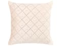Miniatyrbillede 3 af 8: Sæt med 2 pyntepuder YARROW fløjl 45 x 45 cm beige geometrisk mønster Lumarko!