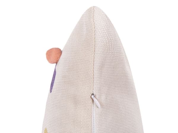 Set med 2 prydnadskuddar CLUSIA 30 x 50 cm Beige Djurmönster Lumarko!