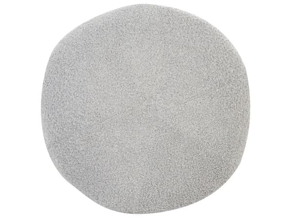 SALVIA Boucle Pyntepude 30 x 30 cm Ensfarvet Grå Lumarko!