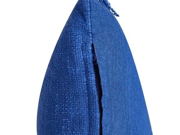 Sæt med 2 pyntepuder MABA Bomuld 50 x 35 cm Marineblå Ensfarvet Lumarko!
