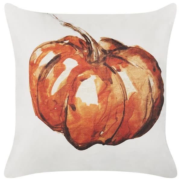 CURBITA Fløjlspude 45 x 45 cm Beige Plantemønster Lumarko!