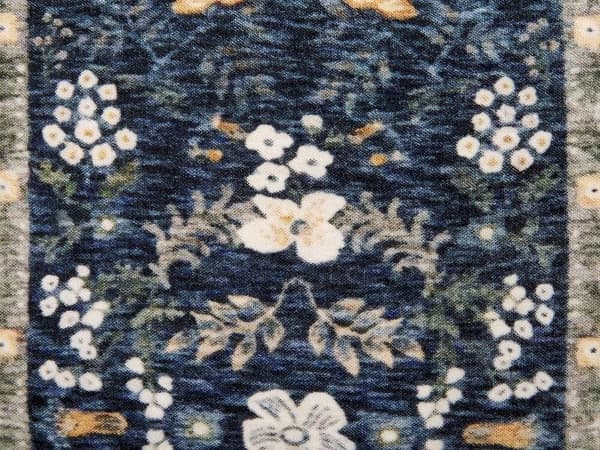 Set med 2 PANAX sammetsprydnader 45 x 45 cm Färgglatt blommönster Lumarko!