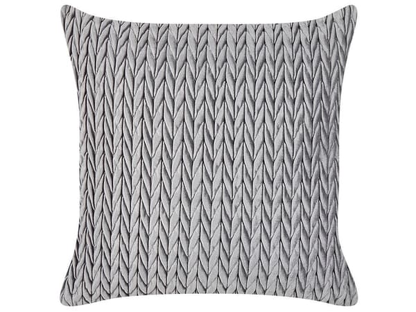 Sæt med 2 ECLIPTA pyntepuder 45 x 45 cm Ensfarvet grå Lumarko!