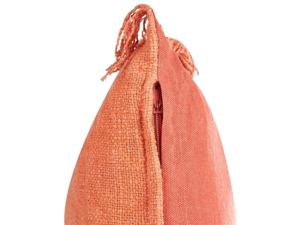 Set med 2 MABA prydnadskuddar i bomull 50 x 35 cm Orange Enfärgade Lumarko!