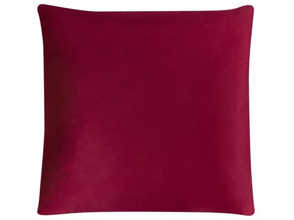 Set med 2 prydnadskuddar PINUS sammet 45 x 45 cm röd geometriskt mönster Lumarko!