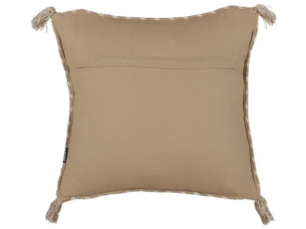 ERIGERON Jute Pyntepude 45 x 45 cm Beige Ensfarvet Lumarko!