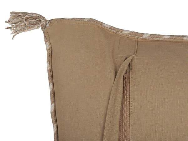 ERIGERON Jute Pyntepude 45 x 45 cm Beige Ensfarvet Lumarko!