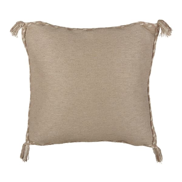 ERIGERON Jute Pyntepude 45 x 45 cm Beige Ensfarvet Lumarko!