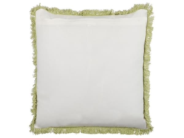 FILIX Koristeellinen puuvillatyyny 45 x 45 cm Vihreä kukkakuvio Lumarko!