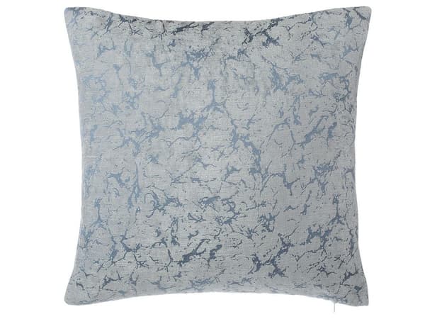 Set med 2 prydnadskuddar WISTERIA 45 x 45 cm Ljusgrå Enfärgade Lumarko!
