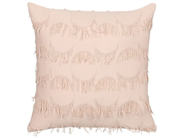 2 pyntepuder med frynser 45 x 45 cm pink AGASTACHE Lumarko!