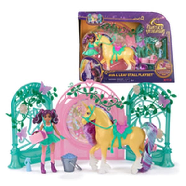 Fluffy toy Spin Master Mini Muñeca Ava y Leaf Color Reveal Unicorn Academy Multicolour Plastic Unicorn