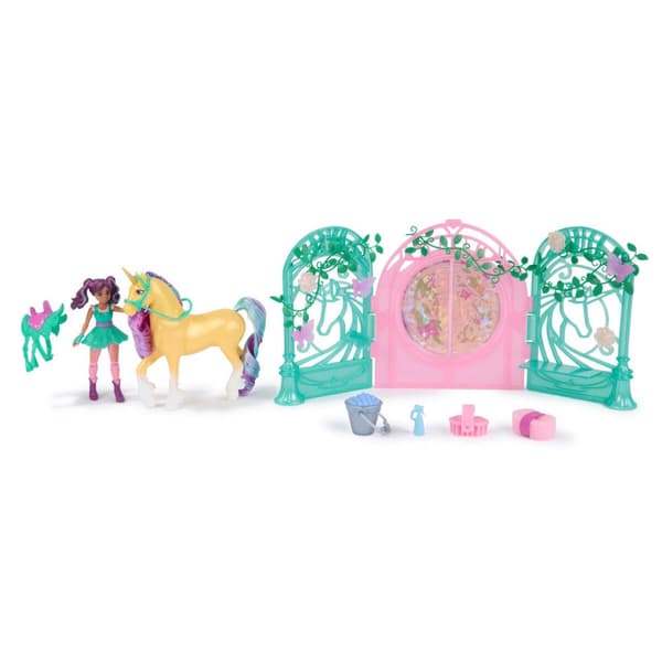 Fluffy toy Spin Master Mini Muñeca Ava y Leaf Color Reveal Unicorn Academy Multicolour Plastic Unicorn