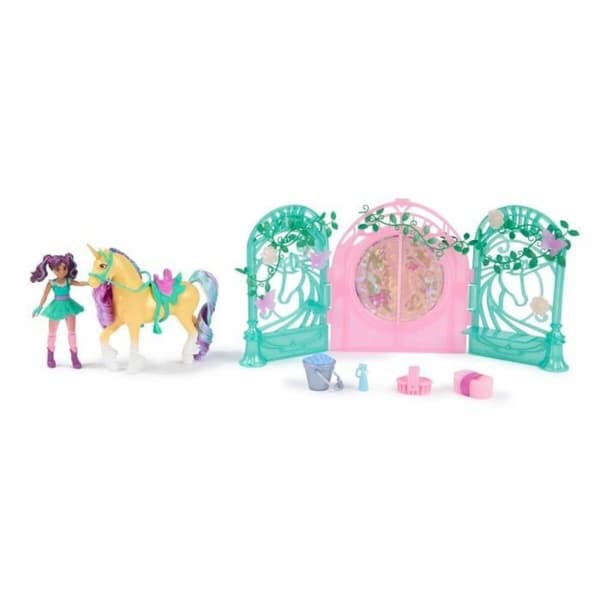 Fluffy toy Spin Master Mini Muñeca Ava y Leaf Color Reveal Unicorn Academy Multicolour Plastic Unicorn