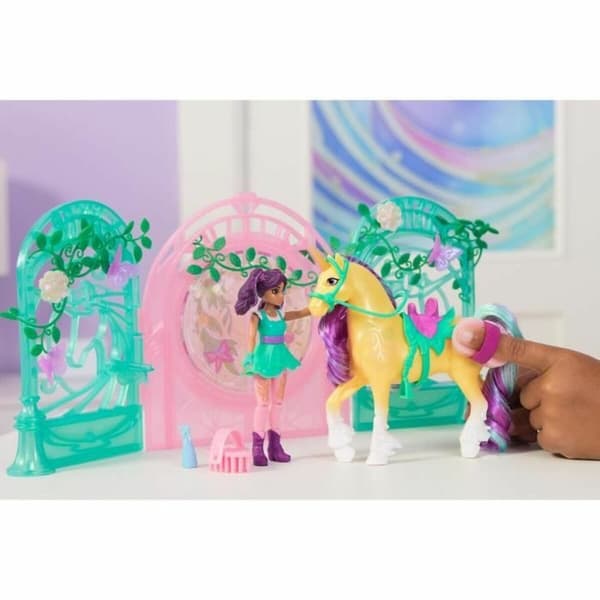 Fluffy toy Spin Master Mini Muñeca Ava y Leaf Color Reveal Unicorn Academy Multicolour Plastic Unicorn