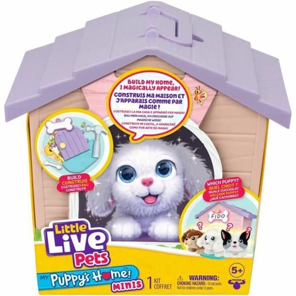 Fluffy toy Little Live Pets Surprise Niche Pink Plush Frog Dog