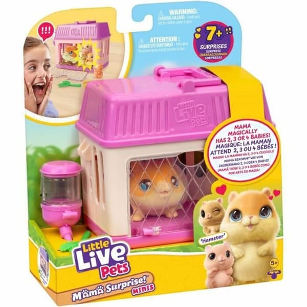 Fluffy toy Little Live Pets Mama Surprise Hamsters Orange Plush Hamster