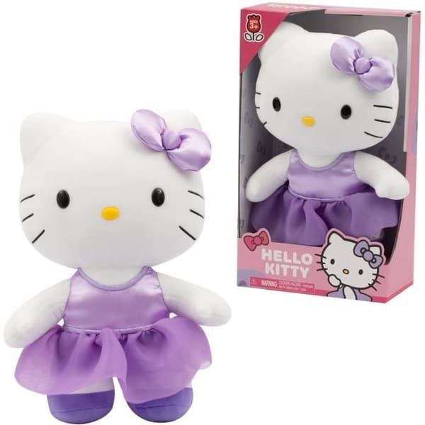 Plysch - GPTOYS - HELLO KITTY - HKT121 - Lila satinklänningsmodell - 30 cm - Från 3 år